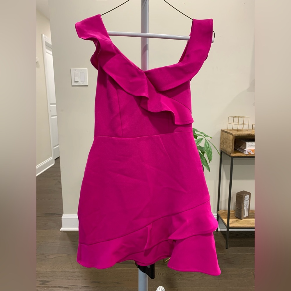 Express Mini Ruffle Dress, XS